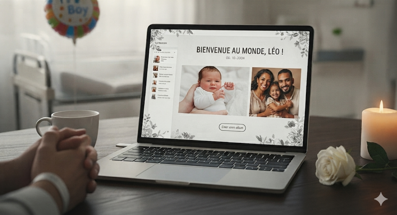 Album de famille privé partagé